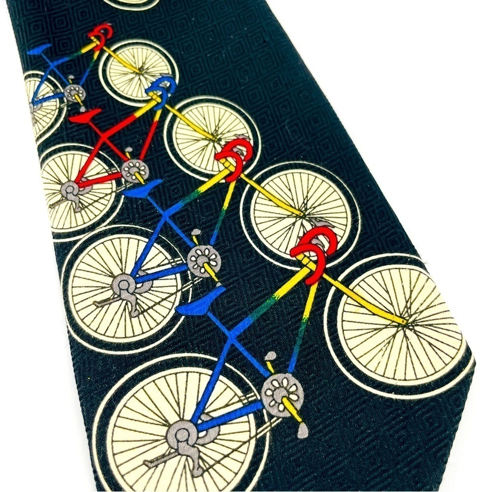 Bicycle Cycling Themed Neck Tie